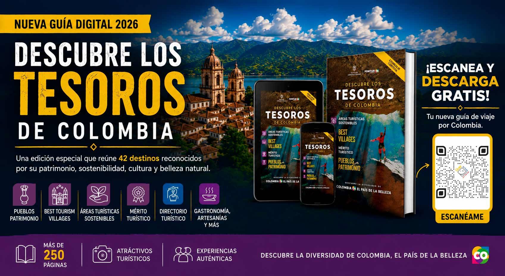 Tu próxima aventura comienza aquí - Guía de Rutas por Colombia Tu próxima aventura comienza aquí - Guía de Rutas por Colombia